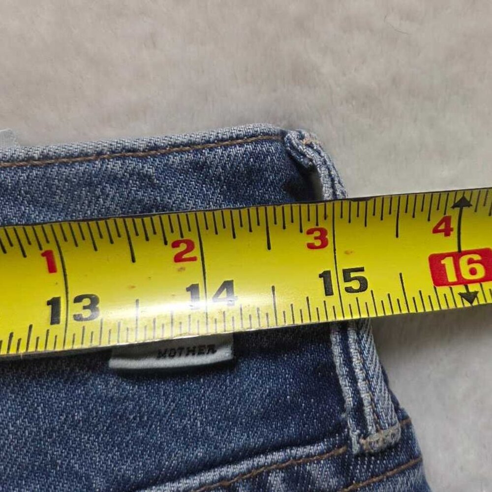 New 30 MOTHER x Anthropologie The Kick It high-rise jeans in Tequila Sunrise - Picture 12 of 12